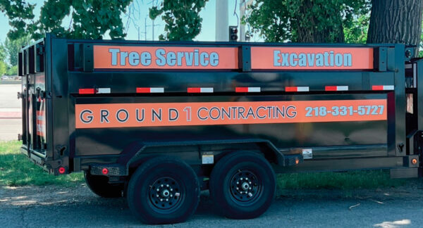 Tree service truck